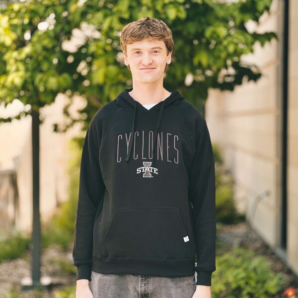 CI Sport I-State Black Embroidered Raglan Hooded Sweatshirt